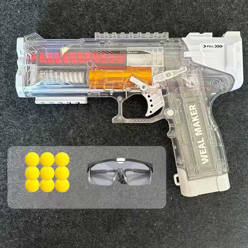 Ice Blast Manual Transparent Foam Ball Blaster