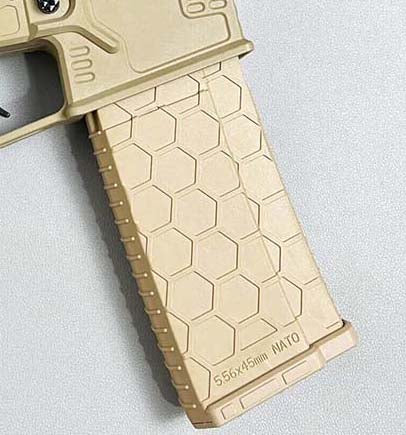 Bohan SLR AR15 Gel Ball Blaster Toy-Kublai-extra mag tan-Kublai