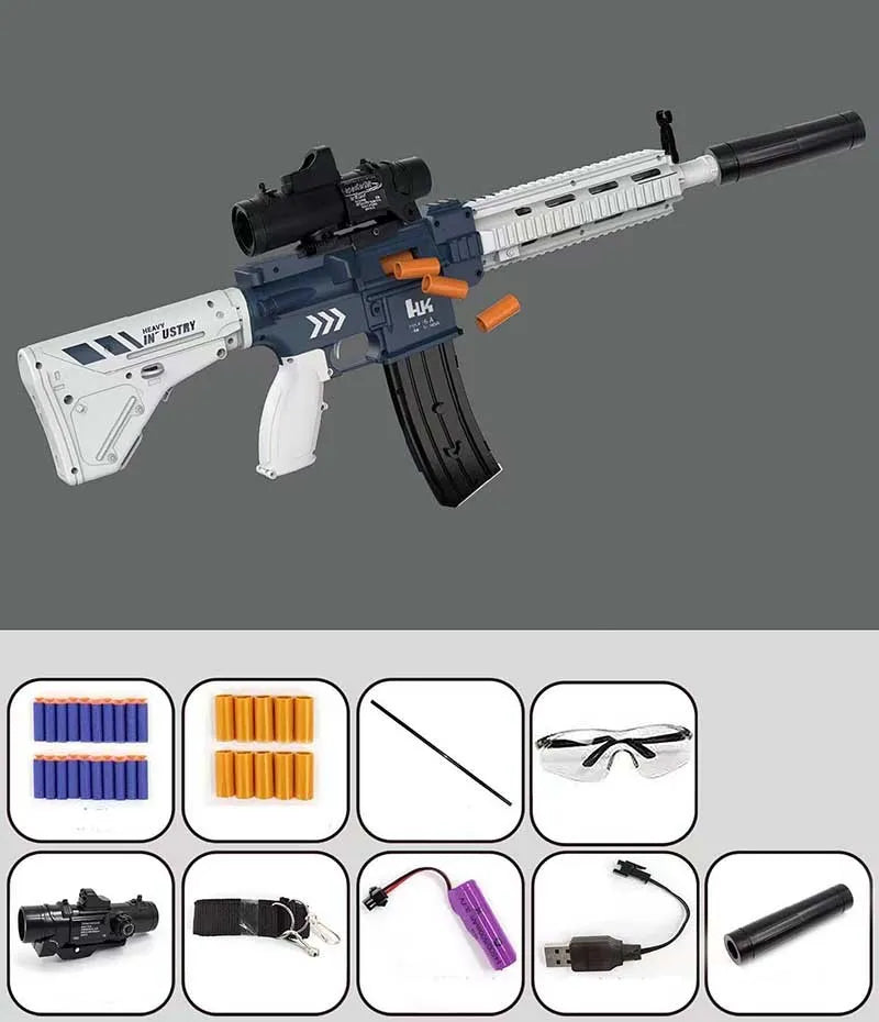 Electric M416 Foam Dart Blaster with Shell Ejecting