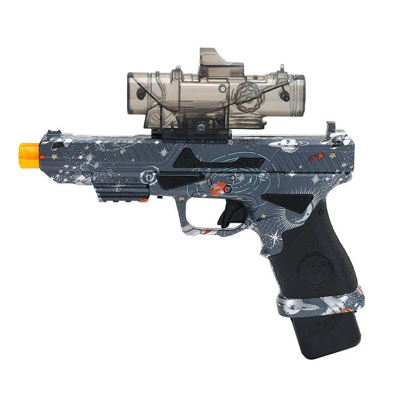 Electric Graffiti Glock Hopper-Fed Splatter Ball Blaster Orbeez Toy