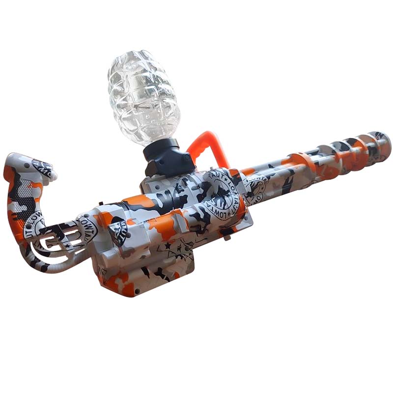 Electric Graffiti Handheld Hopper-Fed Gatling Gel Ball Blaster