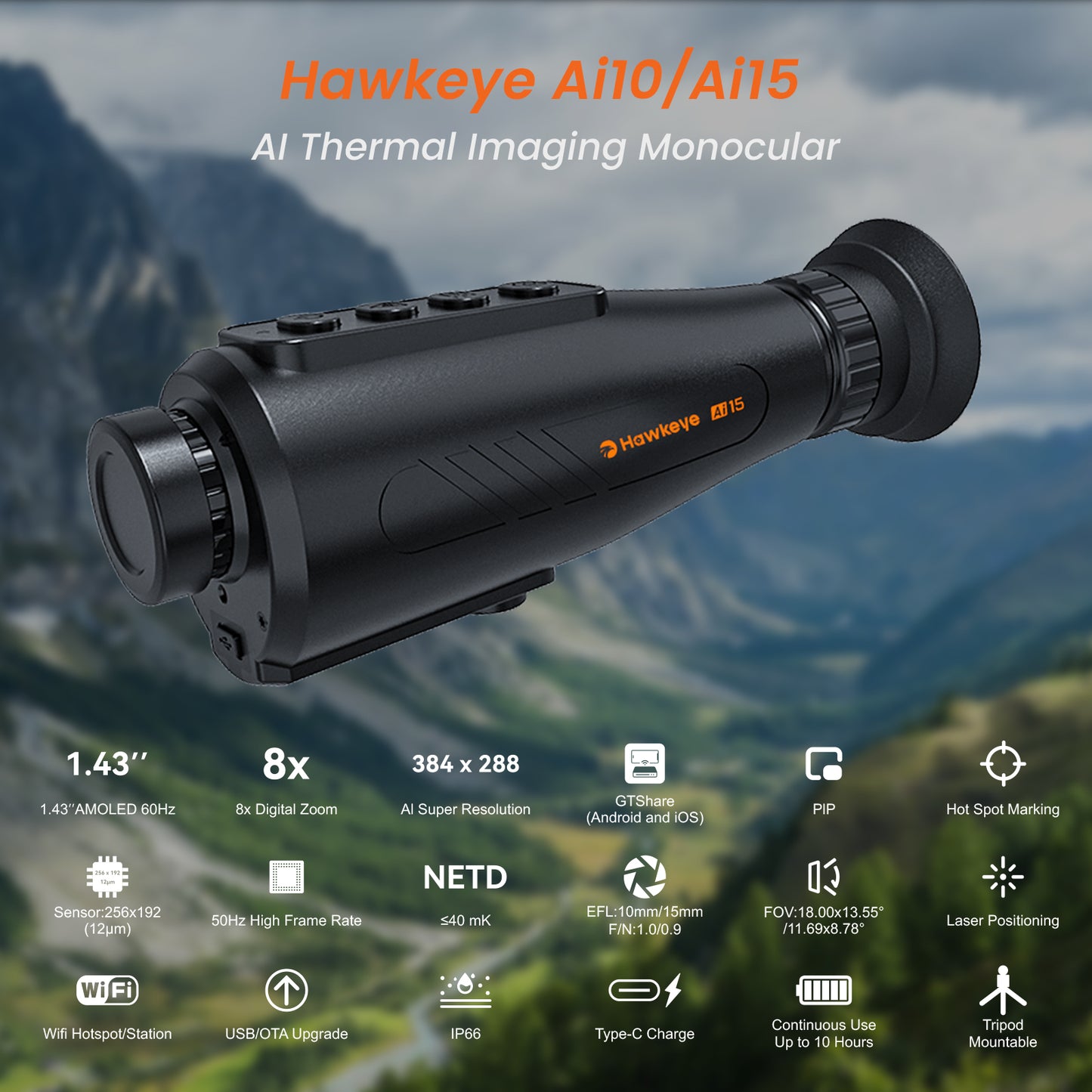 GTGUARD Ai15 Thermal Imaging Camera