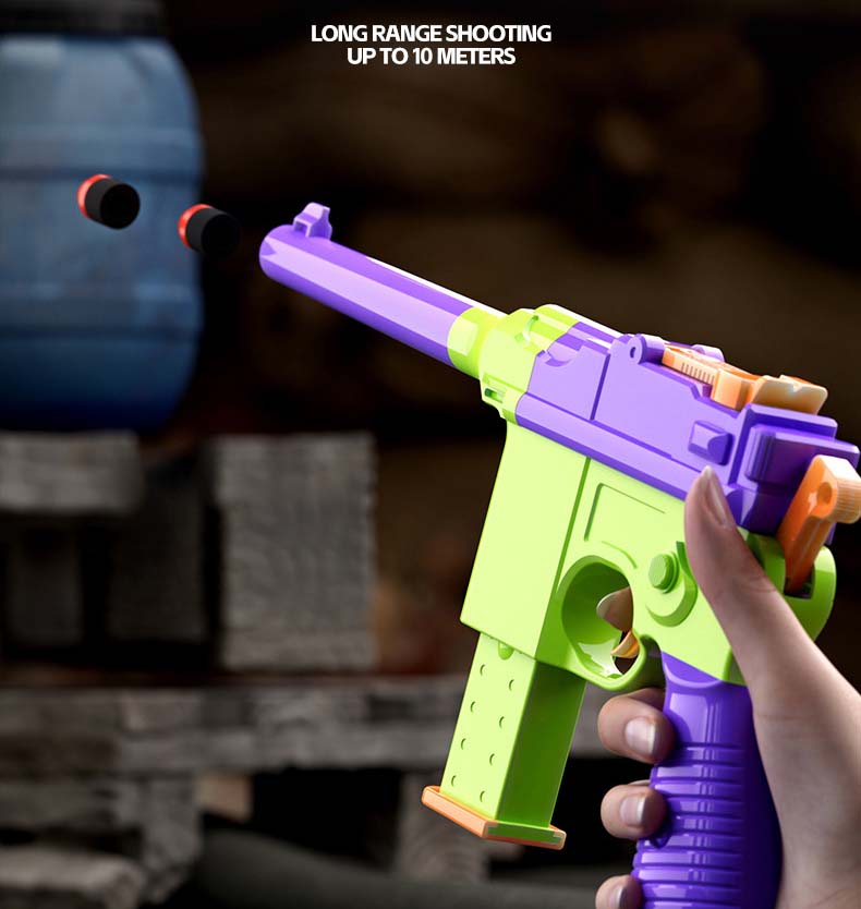 Shell Ejecting Carrot Mauser Manual Toy Gun