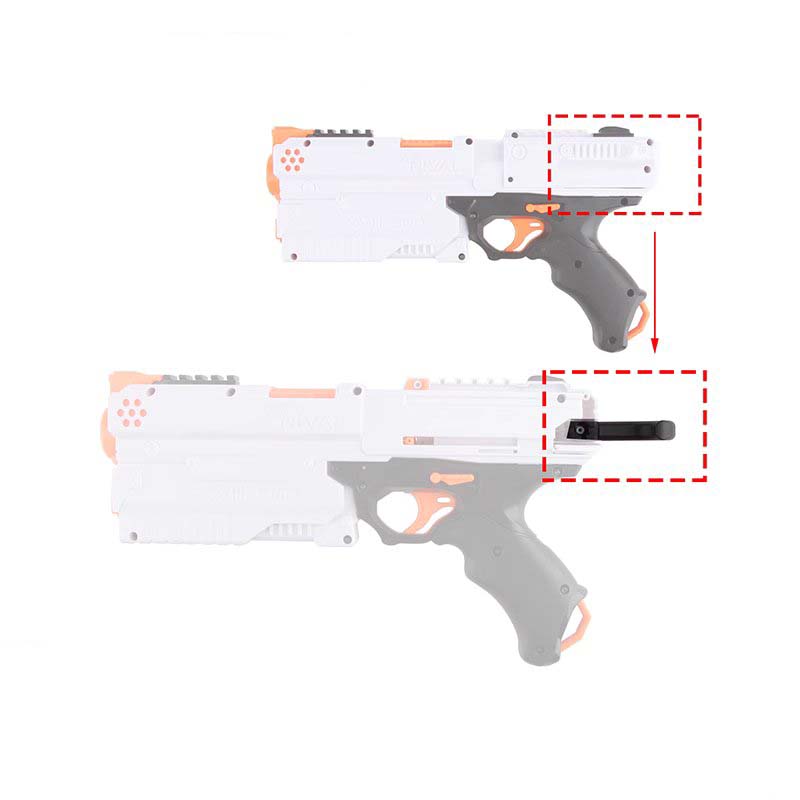 Worker Back Pull Grip Handle for Nerf Rival Phantom Corps Kronos XVIII-500-Kublai-Kublai