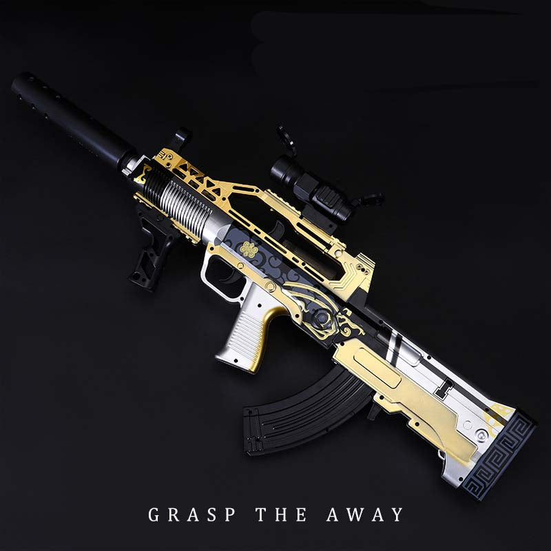 Golden QBZ Electric Mag-Fed Splatter Ball Blaster
