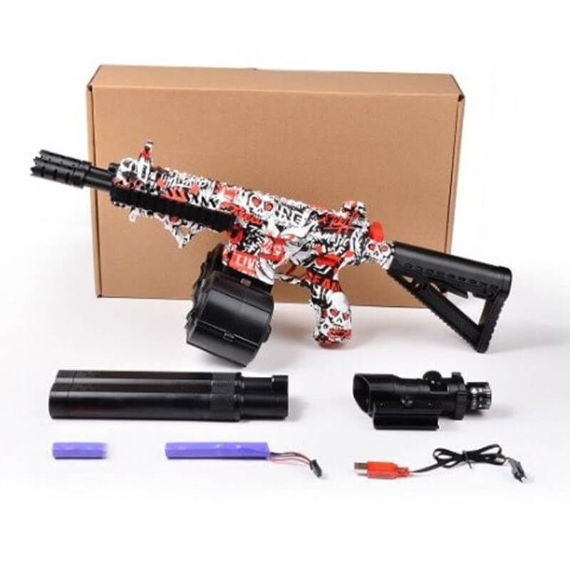 M416 Double Barreled Gel Blaster Splatter Ball Gun-Kublai-Kublai