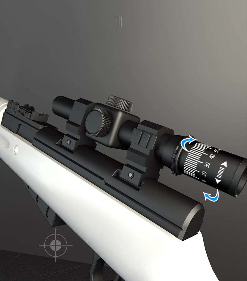SKS Manual Hopper Fed Rubber Ball Water Beads Blaster