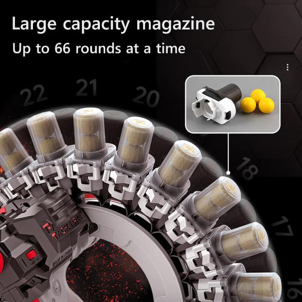 Tack PRO Power Ring Handheld Foam Ball Blaster