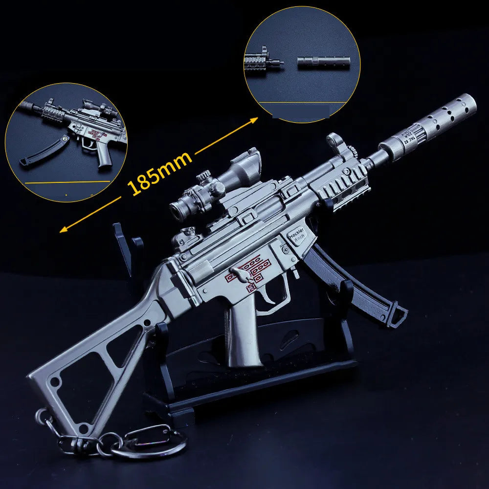 PUBG Mp5k Metal Keychain