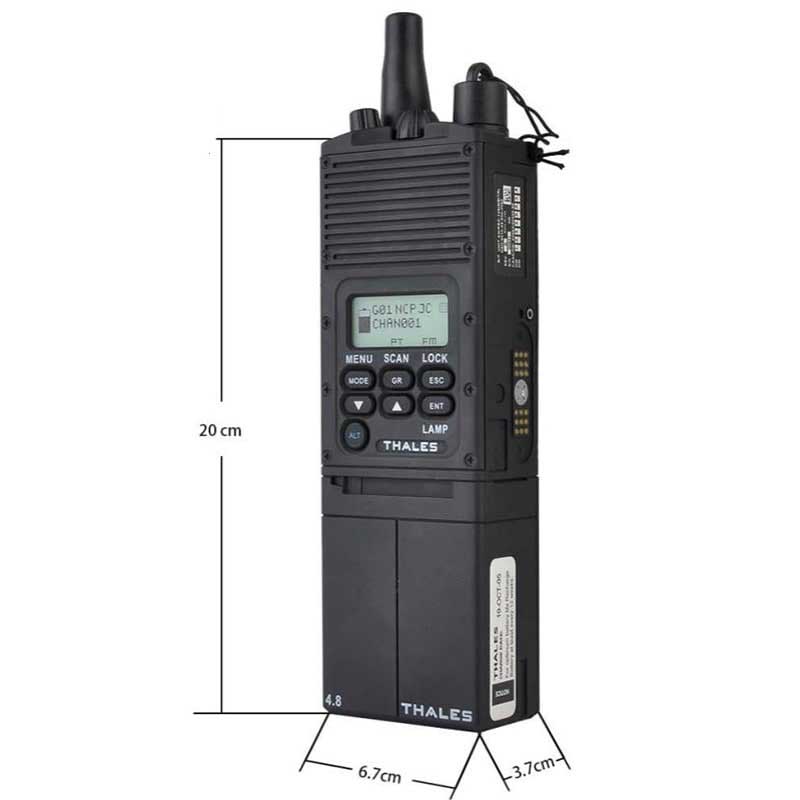 Can be modified with PRC148/152 Walkie-talkie Radio Shell 1:1 PRC148 Dummy Radio Case Airsoft Tactical Headset Accessories-Tactical Accessories-Kublai-Kublai