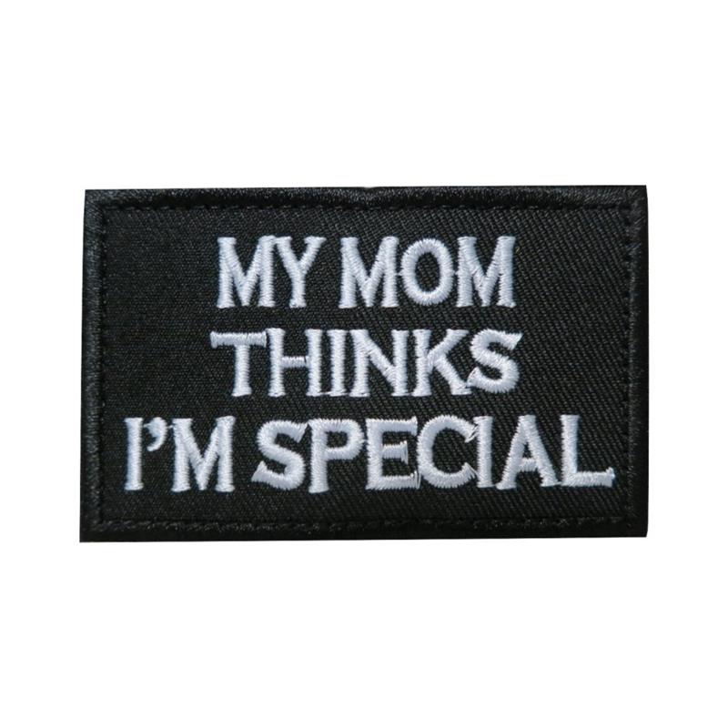 Skull Embroidered Patch Funny Buzzword Military Slogan Sticker Decal Army Operator with Hook and Loop Tactical Patches-Tactical Accessories-Kublai-17-Kublai