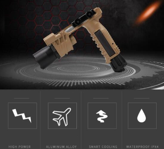 M910 Foregrip w/ Xexon Flashlight-Tactical Flashlights-Kublai-Kublai