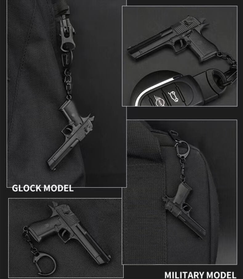 Desert Eagle Keychain-Toy Gun Keychains-Kublai-Kublai
