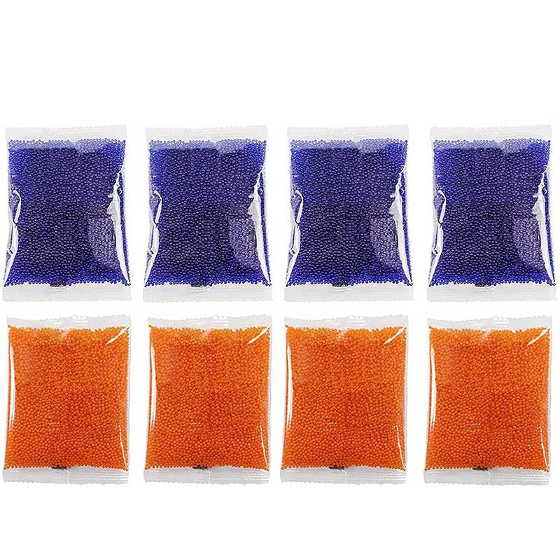 4 Packs Blue + 4 Packs Orange 80000Pcs Gel Ball Beads 7-8mm (US Stock)-gel balls-Biu Blaster-Biu Blaster
