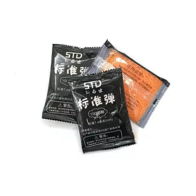 STD 7.4mm Hardened Orange Gel Ball Ammo-gel balls-Biu Blaster-Biu Blaster