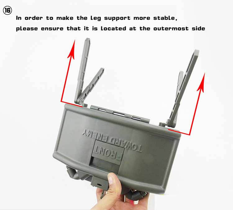 M18A1 Gel Ball Claymore RC Anti-Personnel Mine-Tactical Accessories-Kublai-Kublai