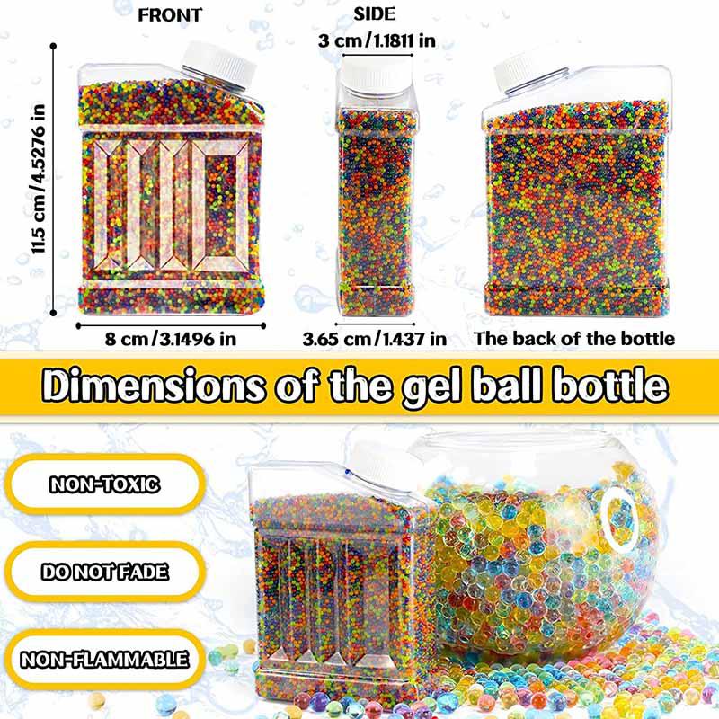 80000pcs Mix Color Gel Balls with Bottles 7-8mm (US Stock)-water beads-Kublai-Kublai