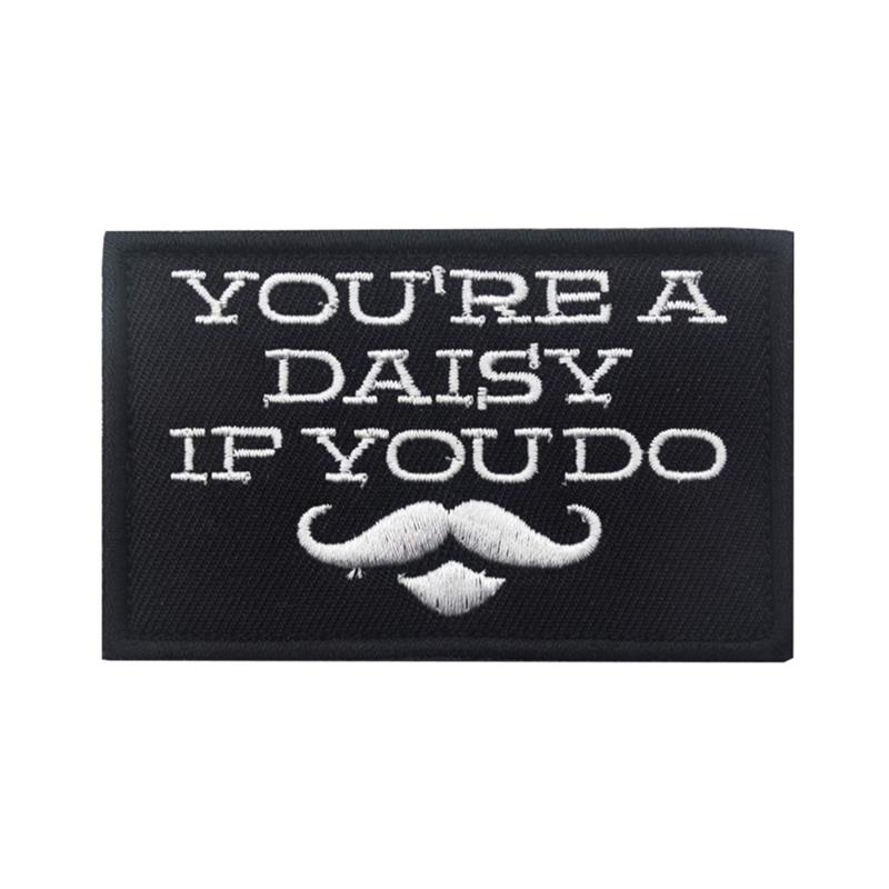 Skull Embroidered Patch Funny Buzzword Military Slogan Sticker Decal Army Operator with Hook and Loop Tactical Patches-Tactical Accessories-Kublai-2-Kublai