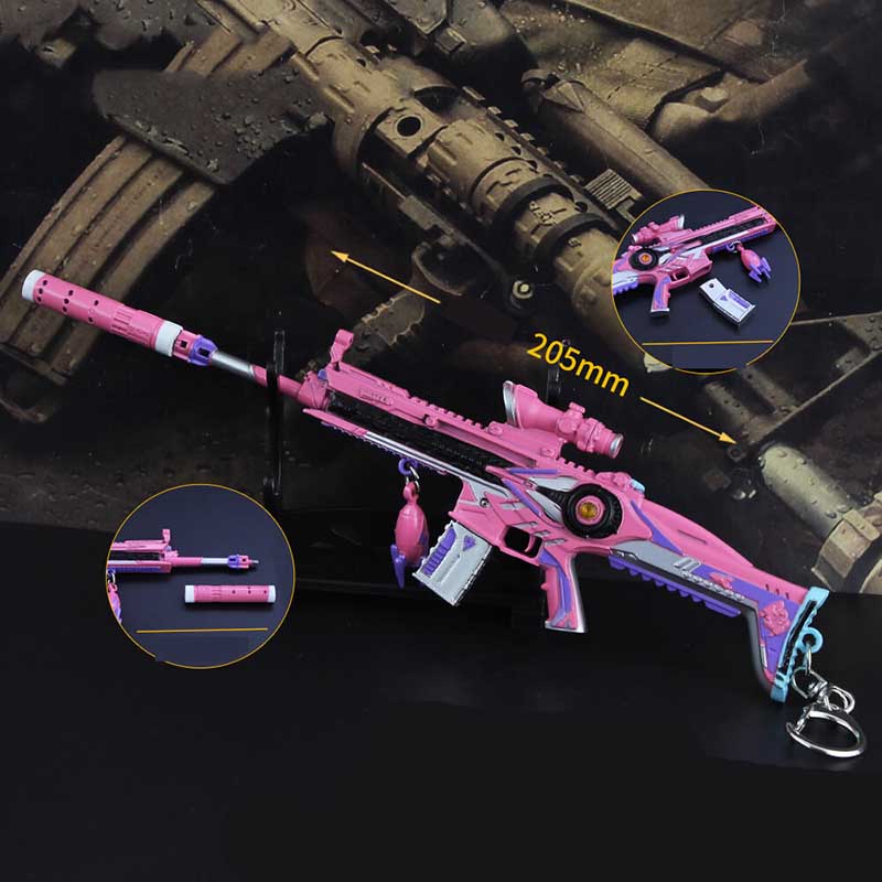 PUBG SCAR-L Dream Rocket Keychain-Toy Gun Keychains-Kublai-Kublai