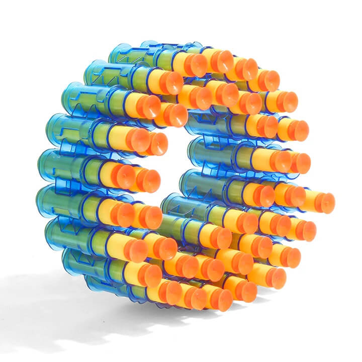 Electric Auto Gatling Darts Blaster Toy-foam blaster-Biu Blaster-extra shells-USA-Biu Blaster