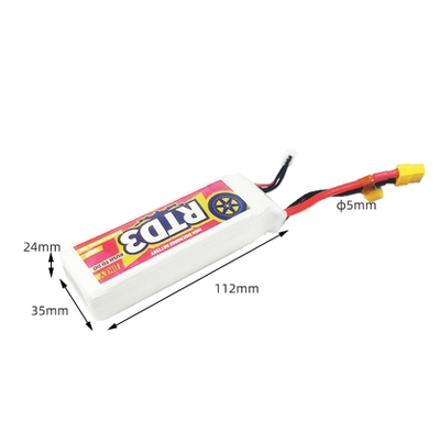 Worker Phoenix 2.0 XT60 Battery 11.1v 2200mah 45c-nerf part-Biu Blaster-Biu Blaster