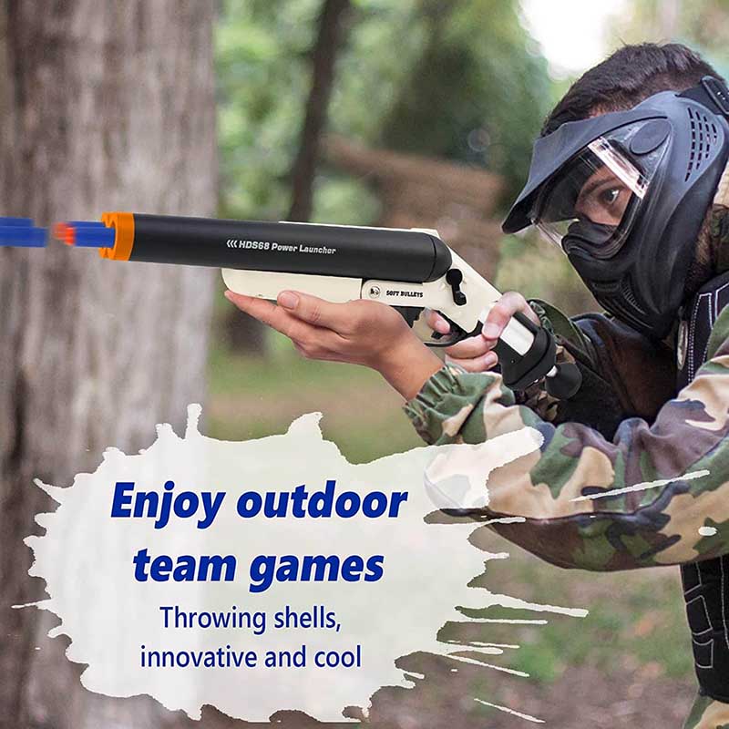 HDS68 Double Barrel Foam Blaster Toy Gun Review
