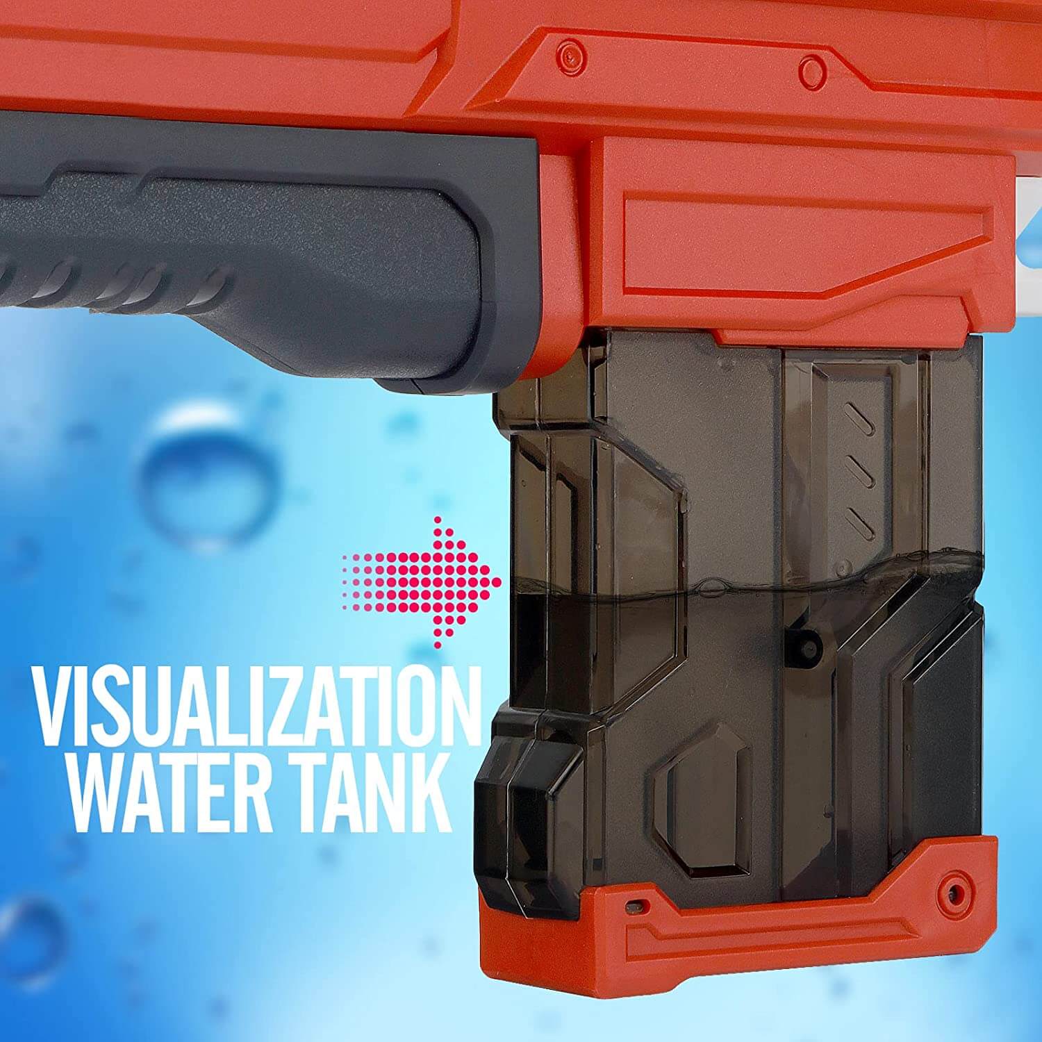 996 Electric Water Suction High Pressure Water Gun Long Distance Outdoor Summer Toy-Biu Blaster-Uenel