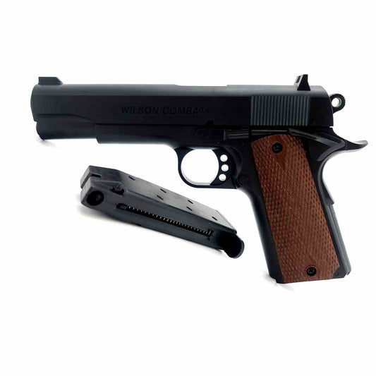 Lehui 1911 Manual Mag Feed Gel Blaster-Kublai-black-Kublai