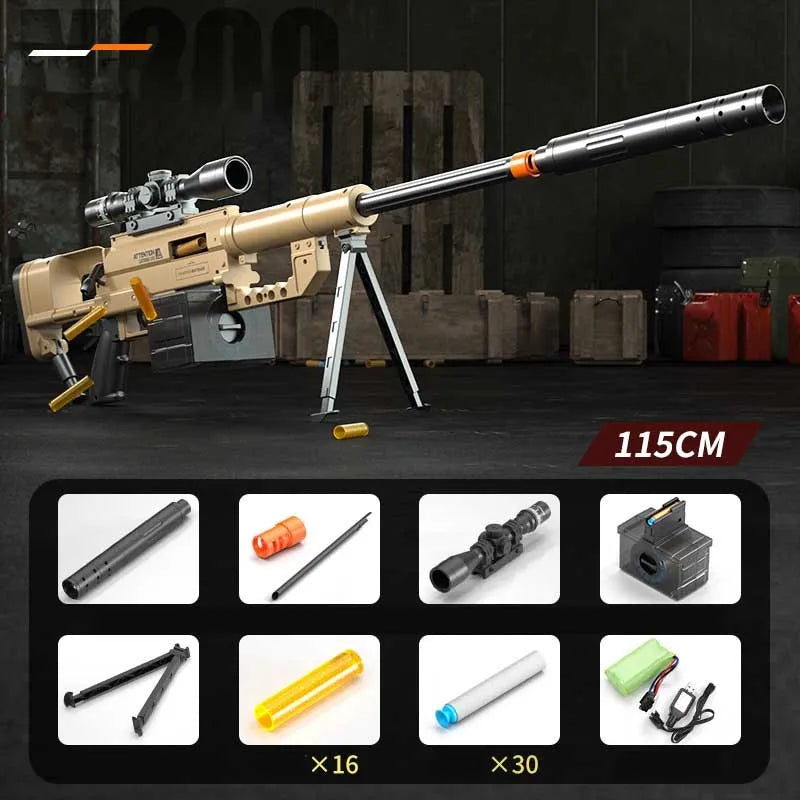 Electric CheyTac M200 Shell Ejecting Foam Dart Blaster