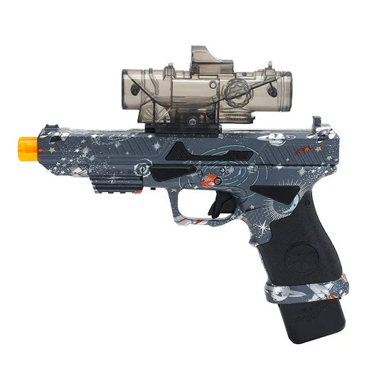 Electric Graffiti Glock Hopper-Fed Splatter Ball Blaster Orbeez Toy