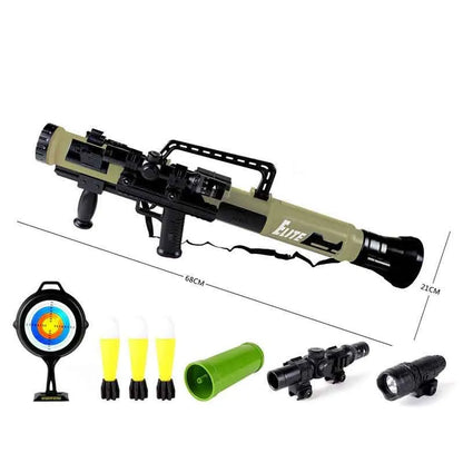 CRJ Bazooka Rocket Launcher Toy Blaster