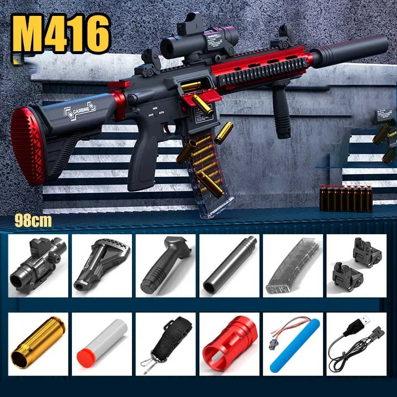 Electric M416 Foam Dart Blaster with Shell Ejecting