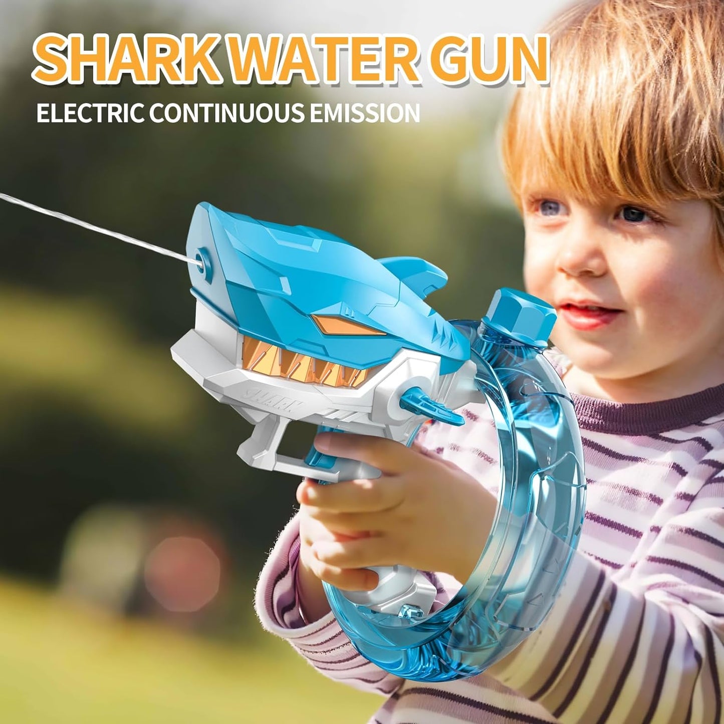 Electric Shark Water Guns-Blue