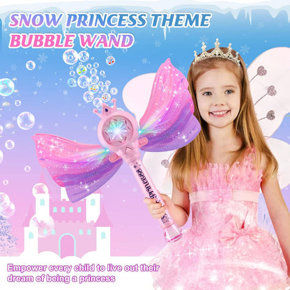 Bubble Princess Wand  LED Light & Music Bubble Machine