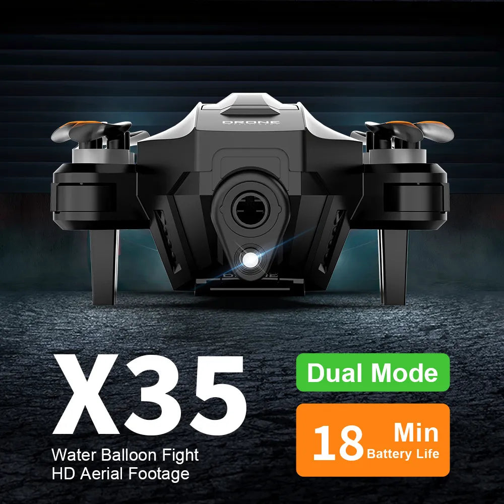 X35 Brushless 4K Camera Drone Shooting Gel Balls