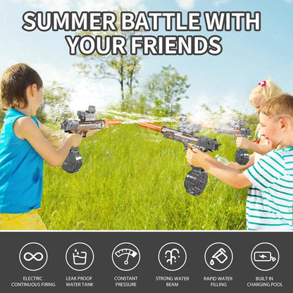 Electric Blowback Desert Eagle Water Gun-black