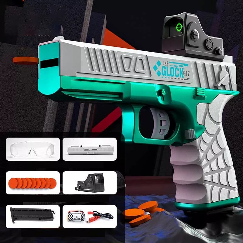 ELectric Full Auto Foam Disc Launcher Toy-foam blaster-Kublai-glock blaster-Kublai