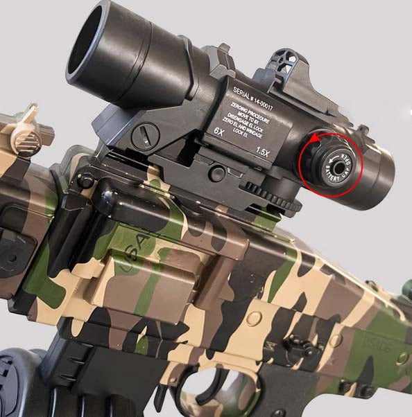 Electric MG3 Large Camouflage Full Auto Gel Blaster