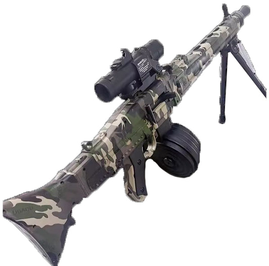 Electric MG3 Large Camouflage Full Auto Gel Blaster