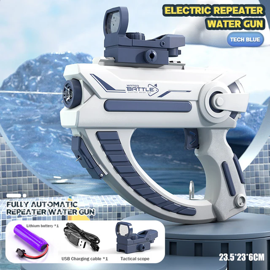 Fully automatic burst space gun-Blue（with lithium battery）