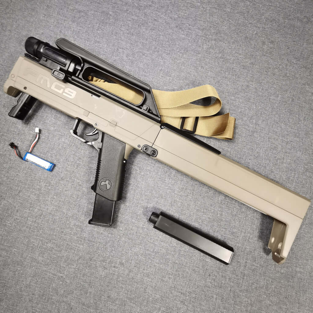 FMG-9 Concealed Folding Gel Blaster-Kublai-Kublai