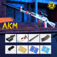 LC AKM Manual Mag-Fed Shell Ejecting Dart Blaster