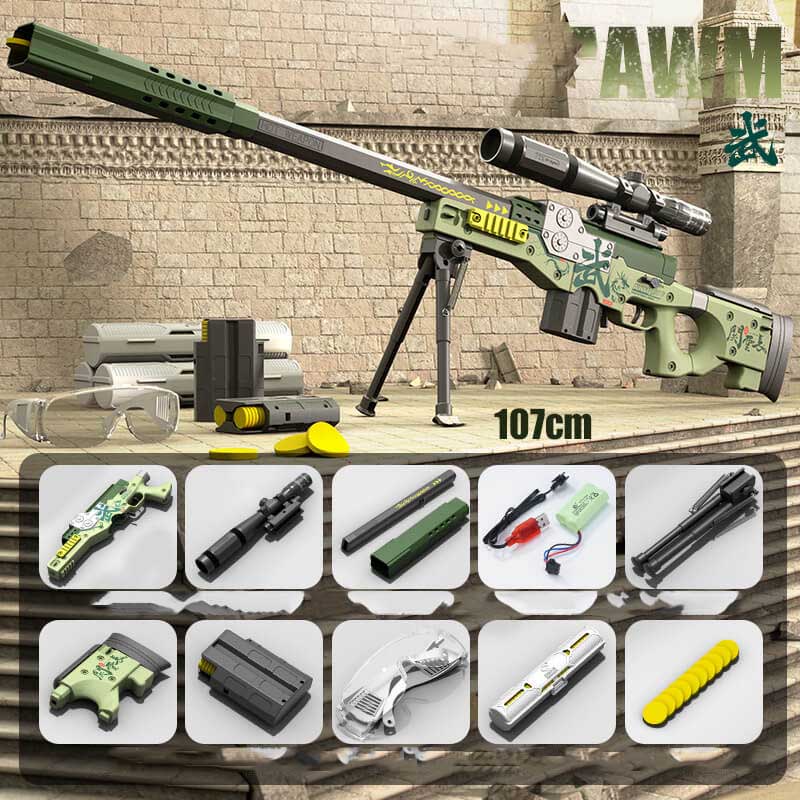 JF Electric AWM Sniper Foam Disc Blaster-Kublai-awm foam disc blaster-Kublai