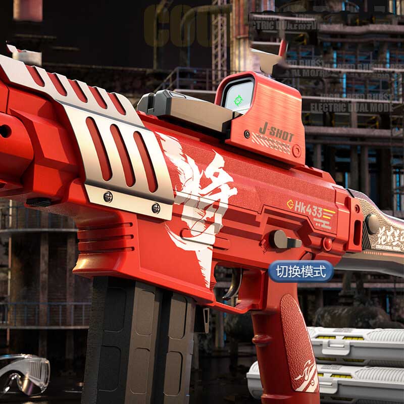 JF SCAR-L Foam Disc Blaster Toy Launcher-Kublai-Kublai