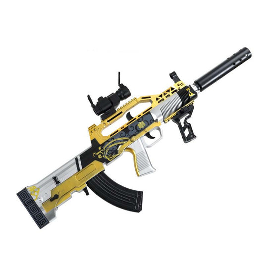 Golden QBZ Electric Mag-Fed Splatter Ball Blaster