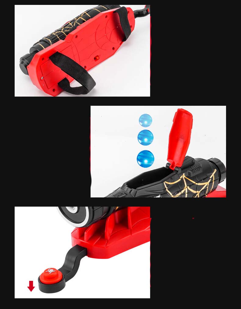 Wearable Electric Automatic Spiderman Water Beads Gel Blaster-Kublai-Kublai