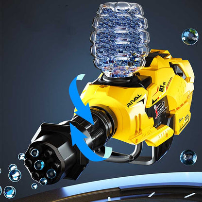 Hopper-Fed Electric Handheld Gatling Splatter Ball Gun-Kublai-Kublai