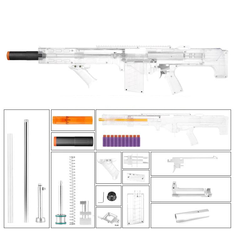 Worker Terminator Plus Upgraded Half Length Dart Blaster