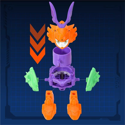 Radish Warrior DIY Flying Disc Blaster Kids Toy