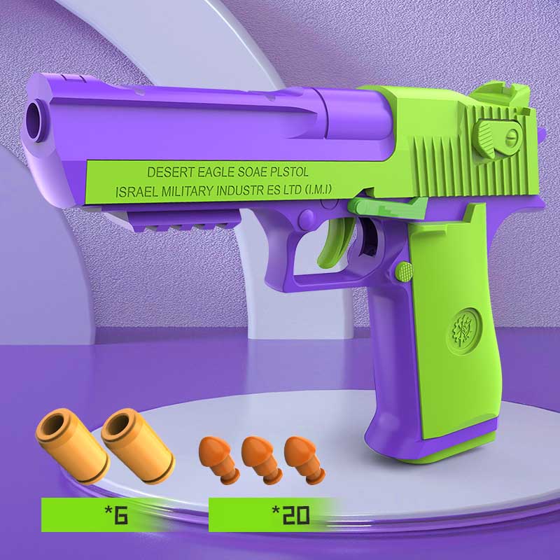 Desert Eagle Carrot Shell Ejecting EDC Toy Gun